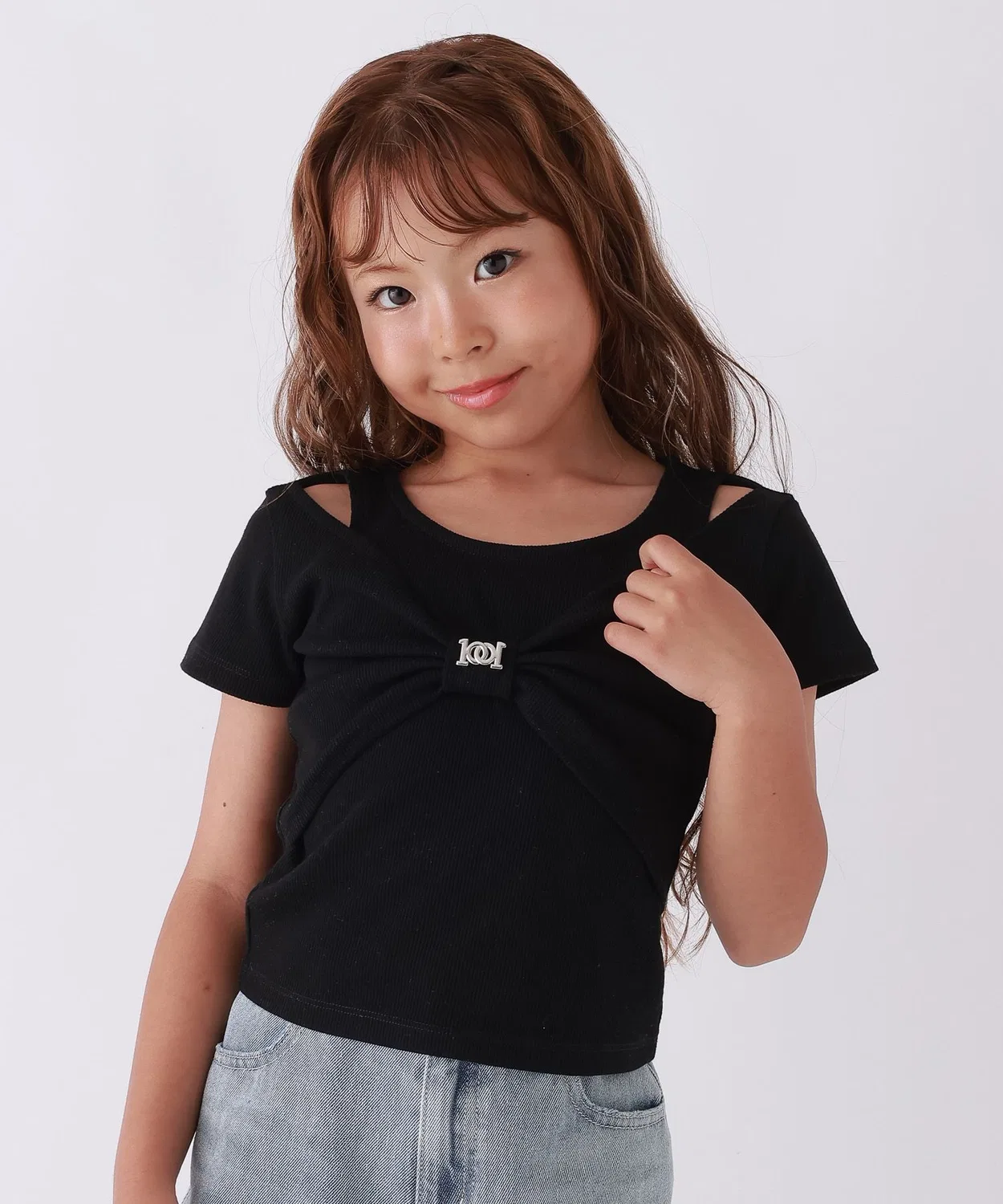 Детская футболка с длинным рукавомRibbon Layered Style 10C REPIPI