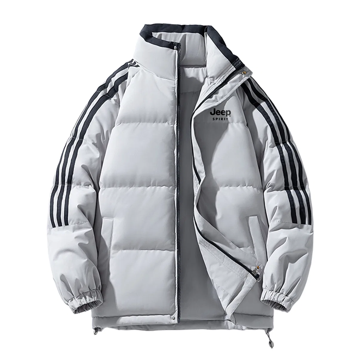 Детский утепленный пуховик JEEP SPIRIT, Silver Gray