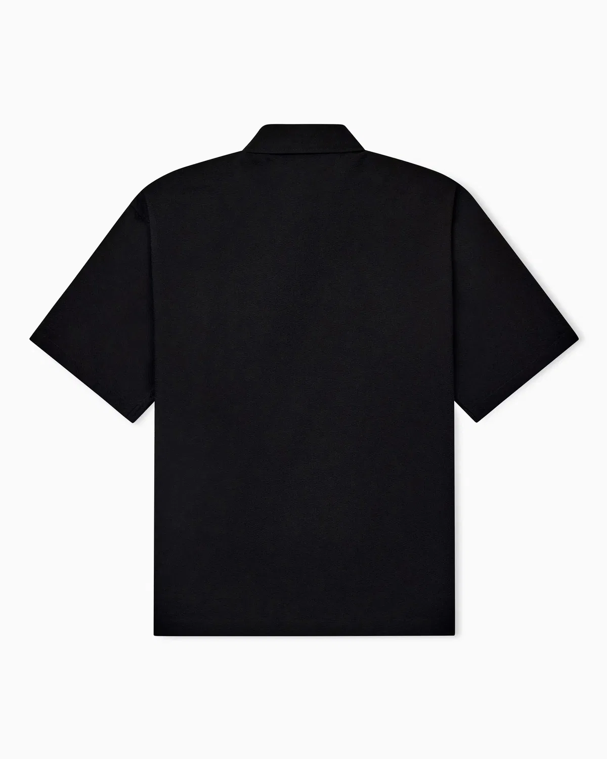 Мужская рубашка из сейрсакера Emporio Armani, Negro — фото 3