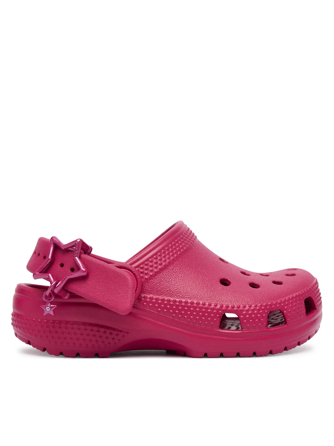 Шлепанцы для девочки Classic Star Buckle Clog Crocs, розовый