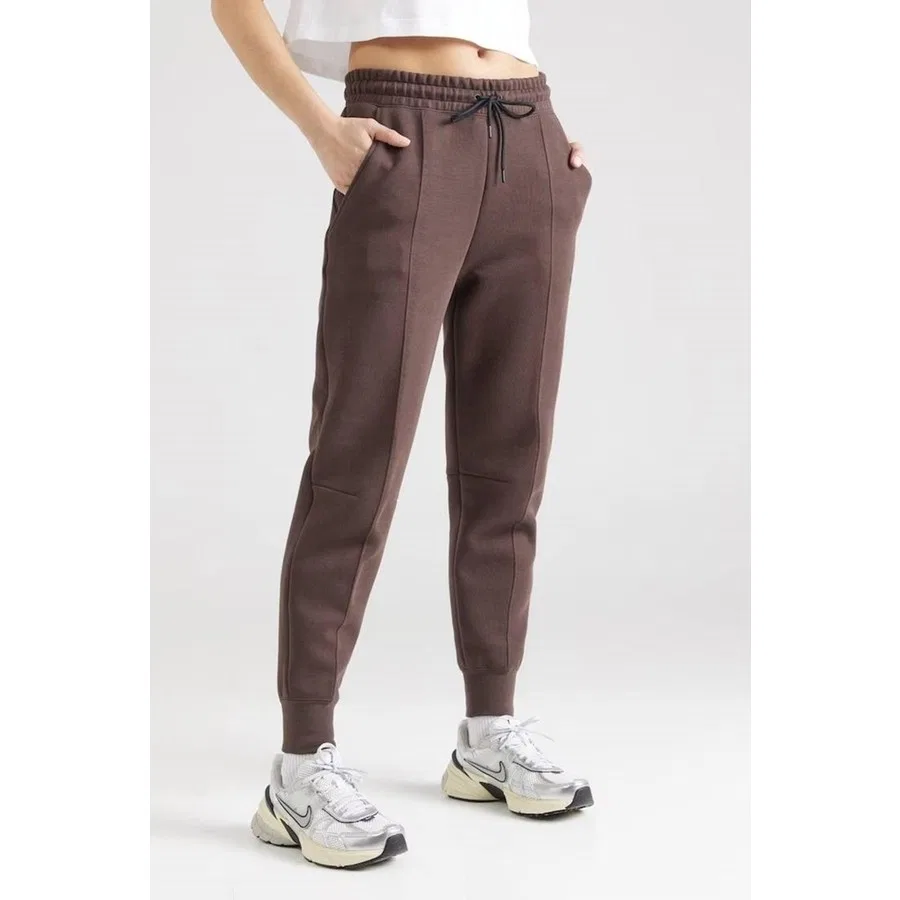 Женские спортивные брюки Tech Fleece Standard Fit Mid Rise Jogger Nike, Серый