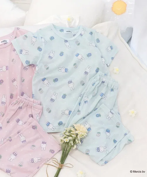 Детский комплект пижамы с принтом Miffy Miffy, Sax Blue