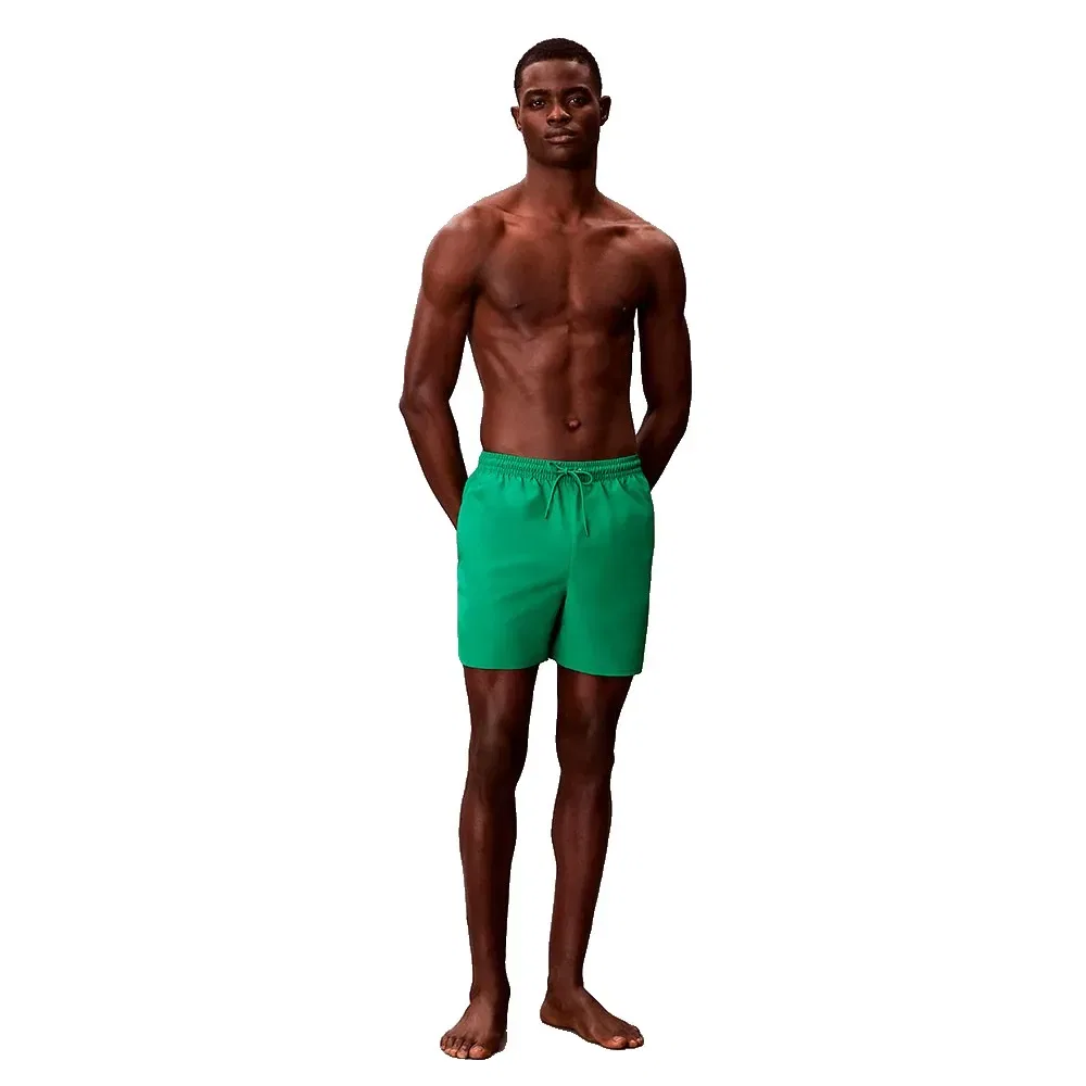 Мужские плавки-боксеры с водоотталкивающей отделкой CK MONOGRAM Calvin klein, Green — фото 3