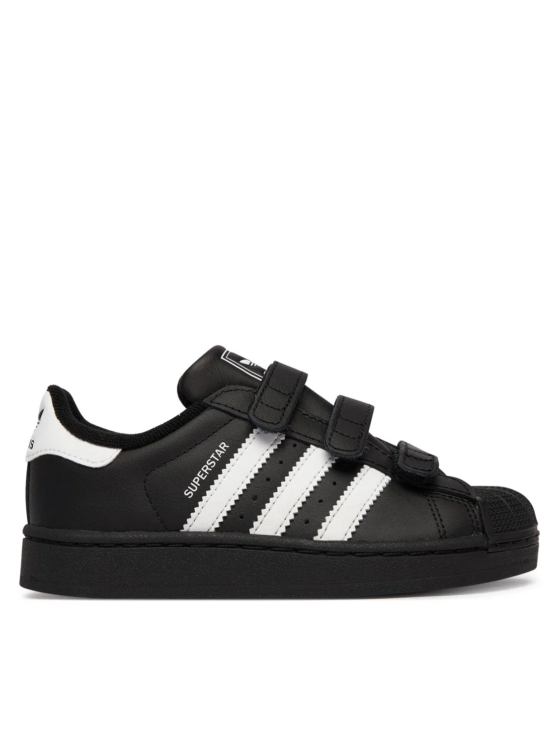 Кроссовки для мальчика Superstar Cf Adidas, черный