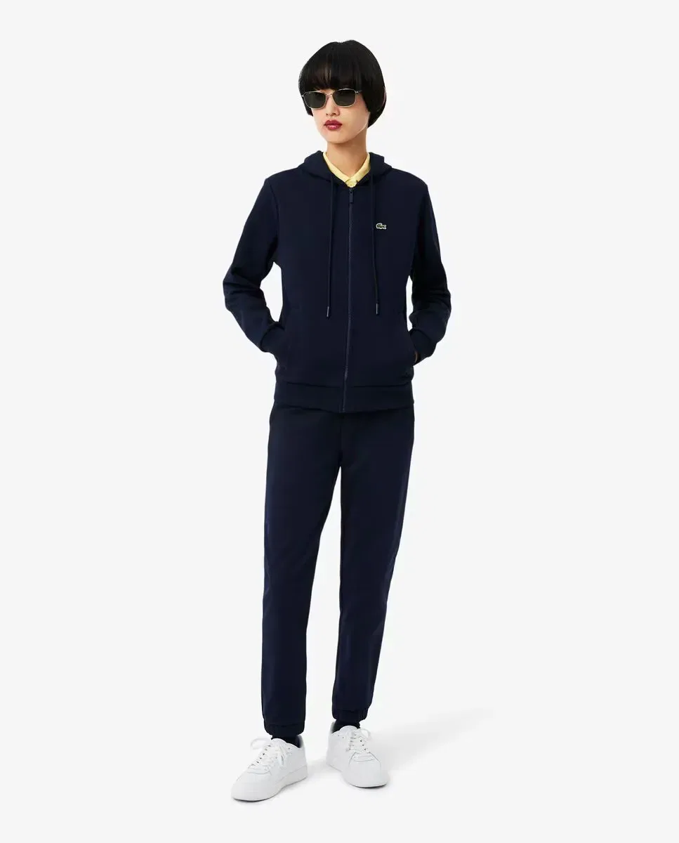 Штаны спортивные Lacoste Azul Marino, футер, прямой крой