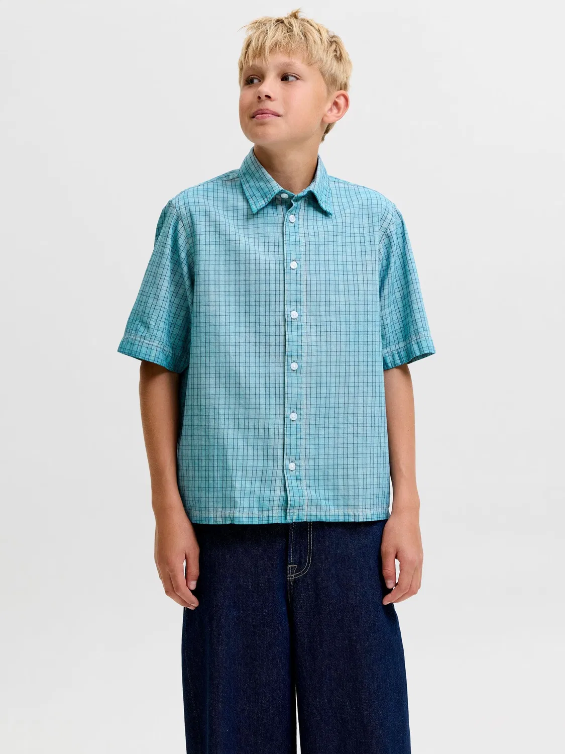 Рубашка детская Jack & Jones Junior, омфалодес — фото 3