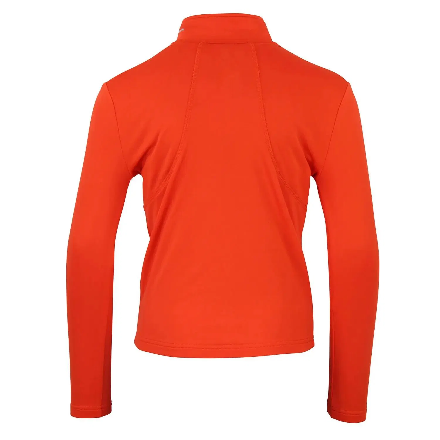 Детская футболка с длинным рукавом и молнией Peak Mountain Ecanevi, Orange — фото 2