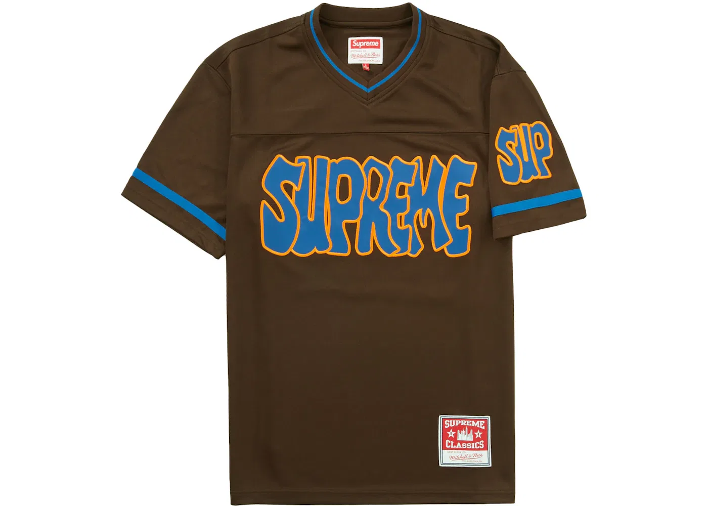 Мужская футбольная джерси с принтом Jersey Supreme, Brown