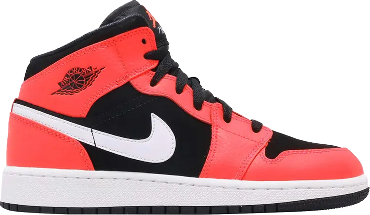 

Кроссовки Air Jordan 1 Mid BG Infrared 23, красный