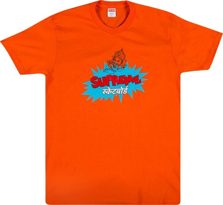 

Футболка Supreme Ganesha Tee 'Orange', оранжевый