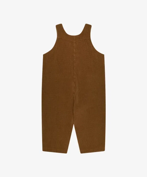 Комбинезон-оверолл Festival Velour, Rototobebe, коричневый — фото 3
