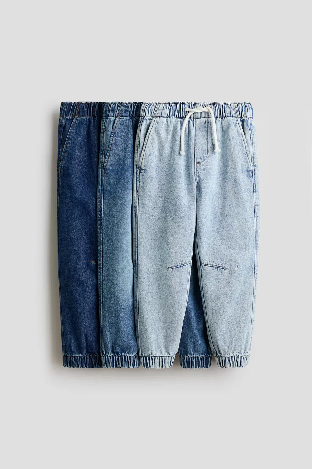 Комплект из 3 джинсовых спортивных штанов H&M, Denimblau