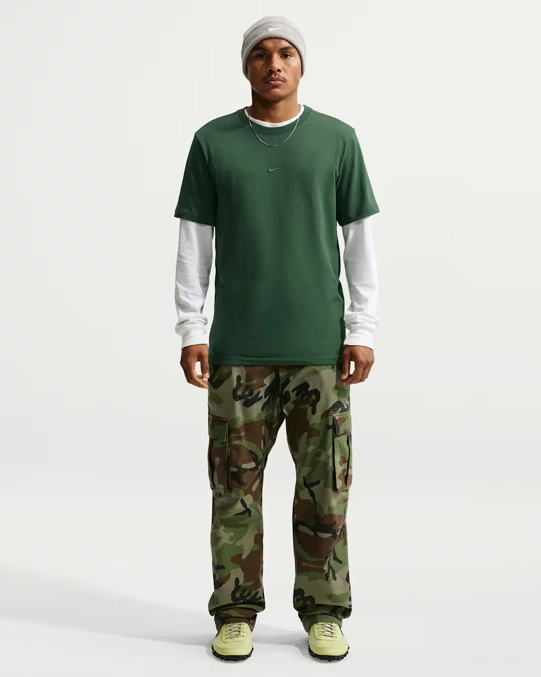 Стандартная мужская футболка Nike Sportswear, Fir — фото 4