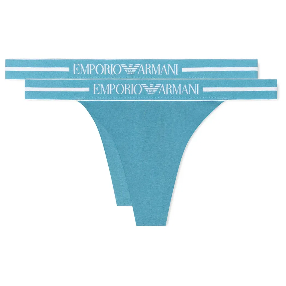 Стринги 2 шт Emporio Armani, синий