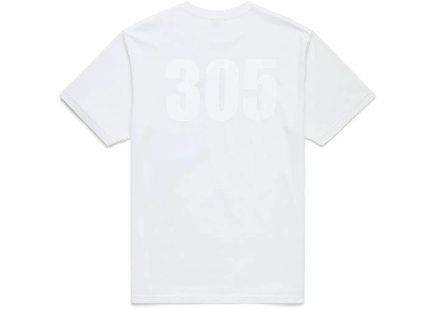 Мужская футболка с принтом Supreme Miami Box Logo Tee, White — фото 2