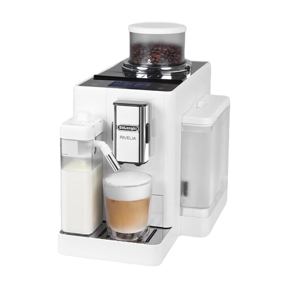 

Автоматическая кофемашина DeLonghi Rivelia R5, полуночный белый