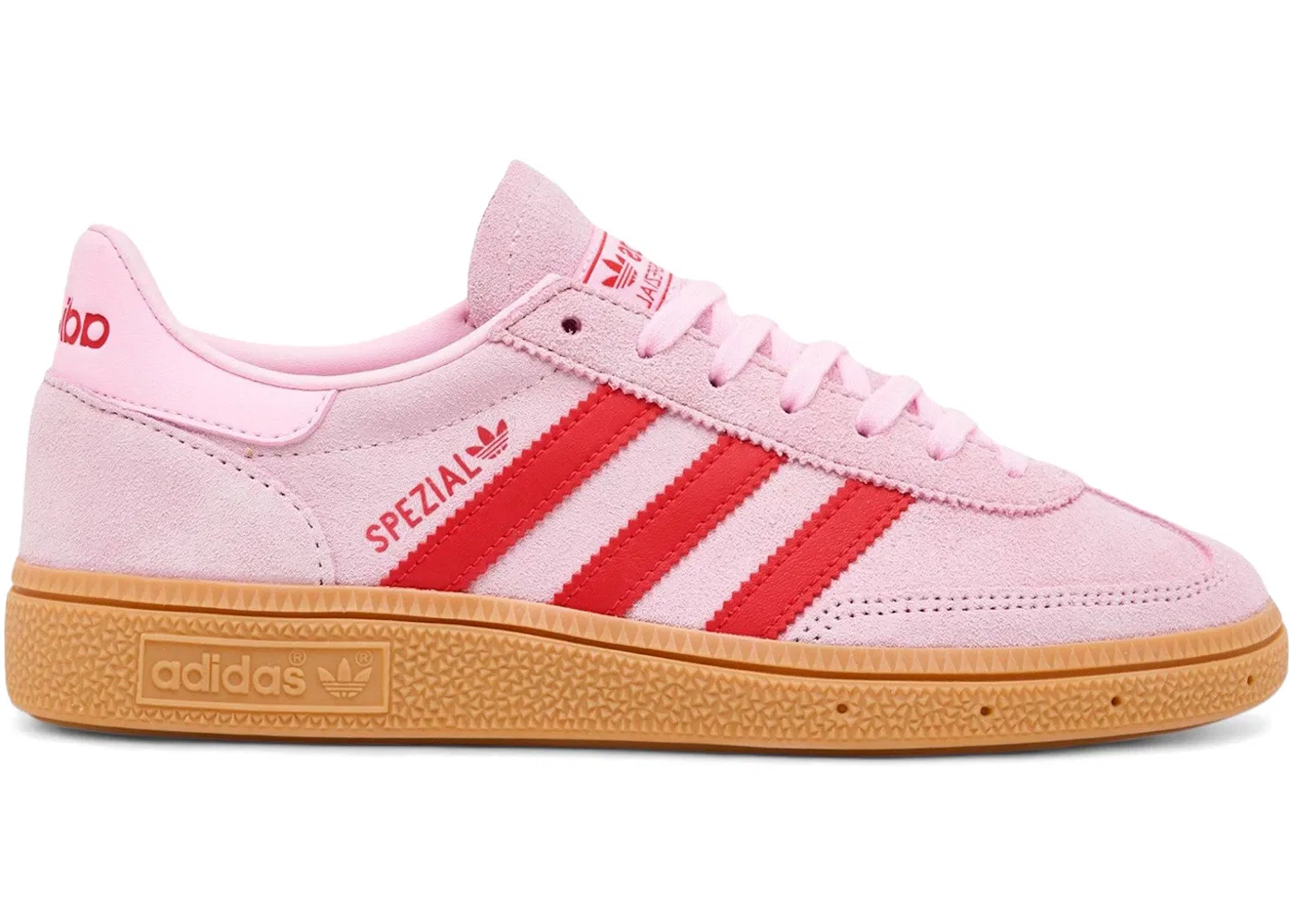 Детские кроссовки Lifestyle Adidas Handball Spezial, Clear Pink/Pure Ruby/Gum