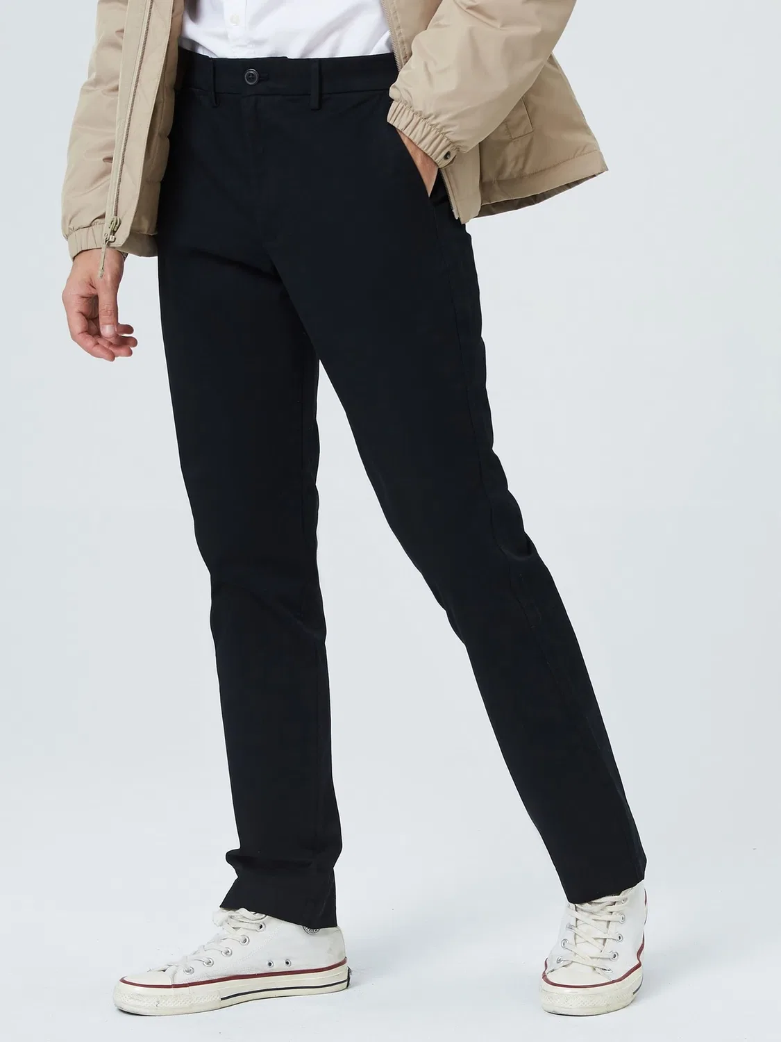 Брюки чинос slim fit Gap, Onyx Black — фото 2