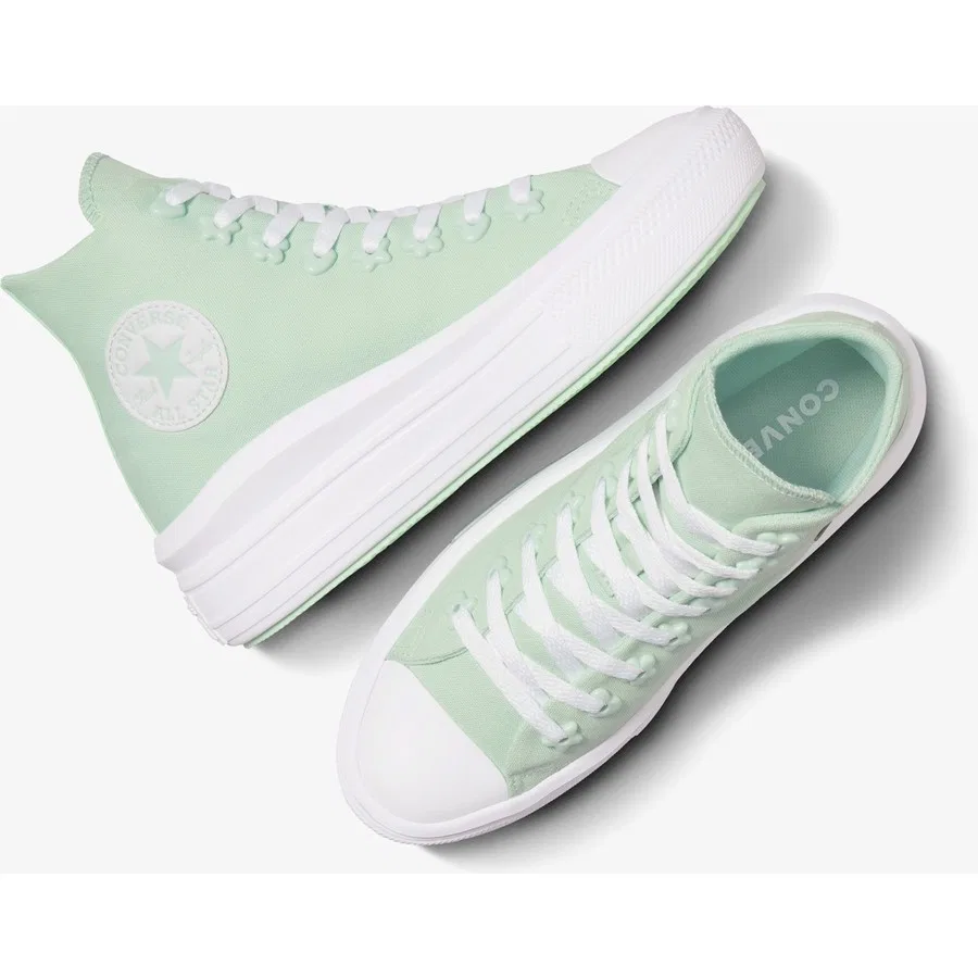 Кроссовки повседневные с платформой Converse CHUCK TAYLOR ALL STAR MOTION PLATFORM STARS, Зеленый — фото 4