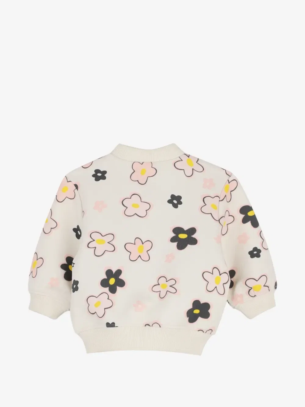 Спортивный костюм с цветочным принтом Marc Jacobs Kids, бежевый — фото 4
