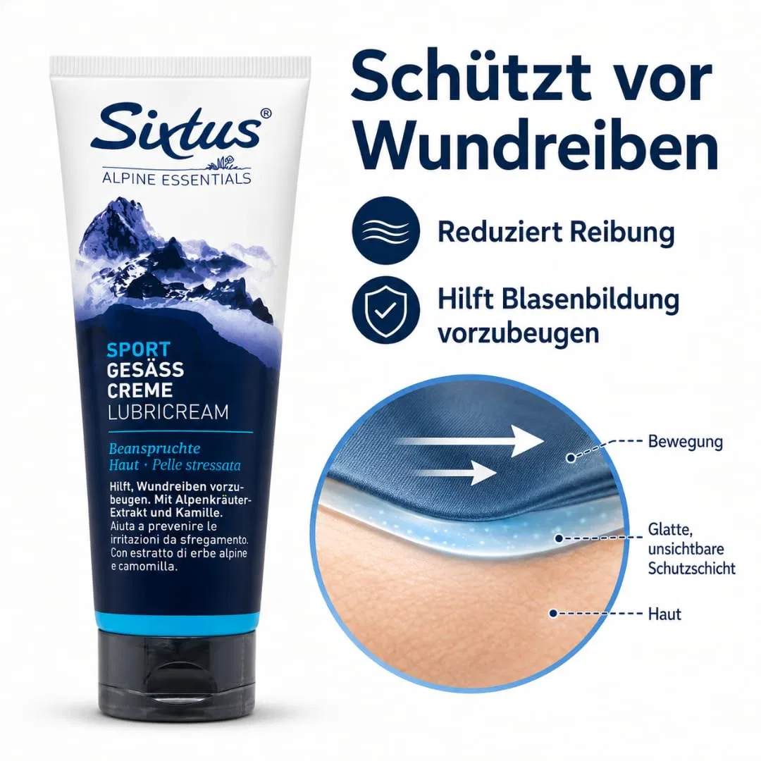 Крем для тела Sixtus Sport Gesäß Creme, PHARMA PERLE, набор 2 шт, 125 мл — фото 4