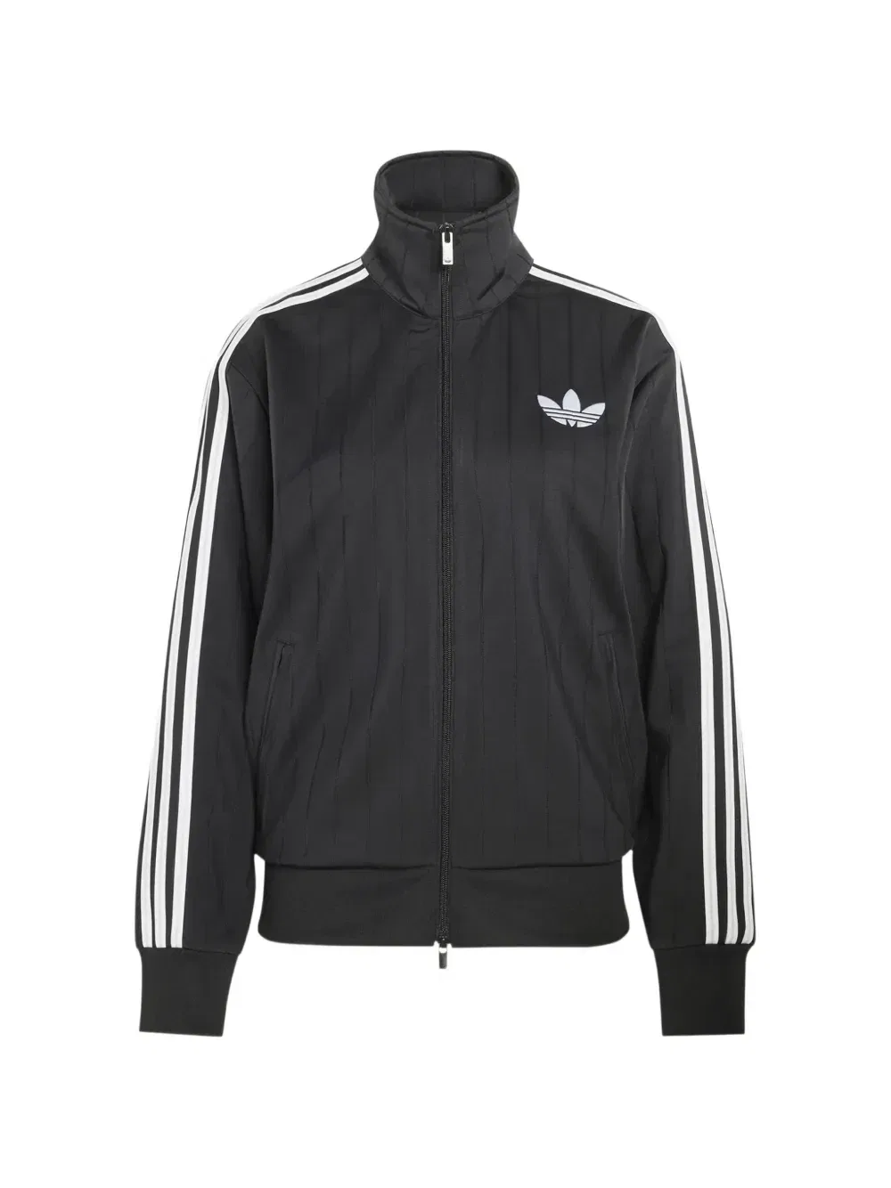 Куртка спортивная с полосками Adidas, черный