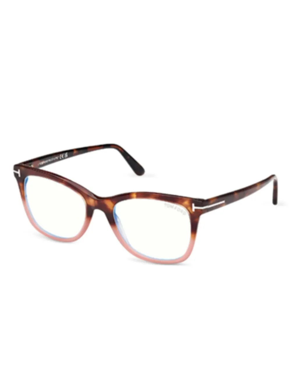 

Очки в двух тонах TOM FORD Eyewear, коричневый