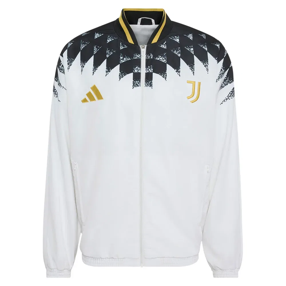 Мужская куртка свободного кроя с принтом Juventus Turin Stadium Adidas, White