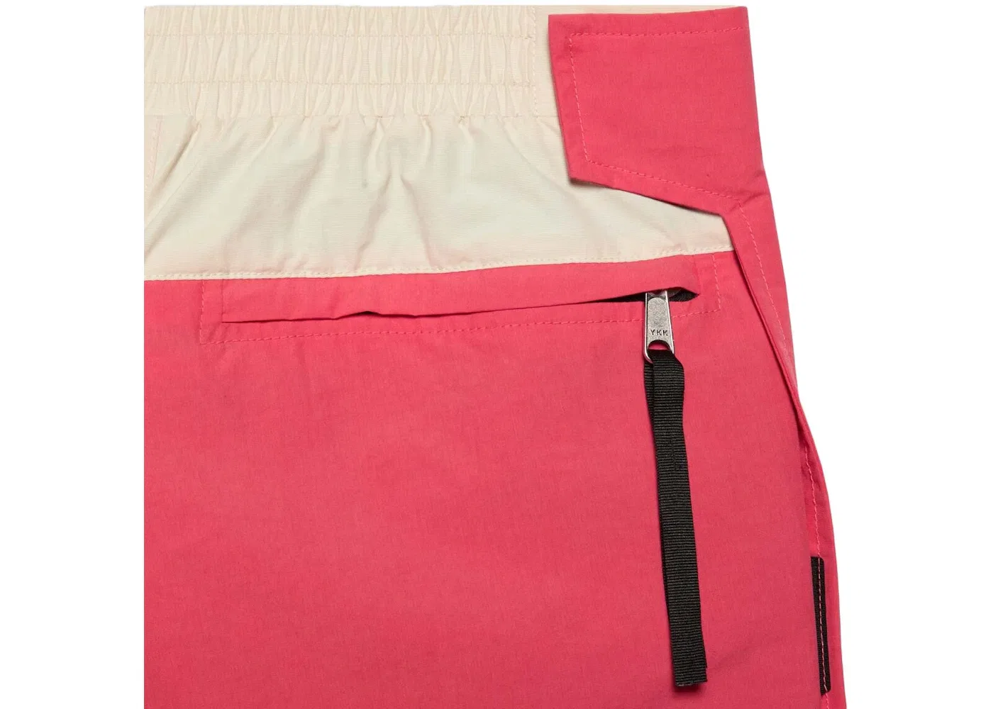 Женские хлопковые брюки Gucci x The North Face, цвет White/Dark Pink — фото 2