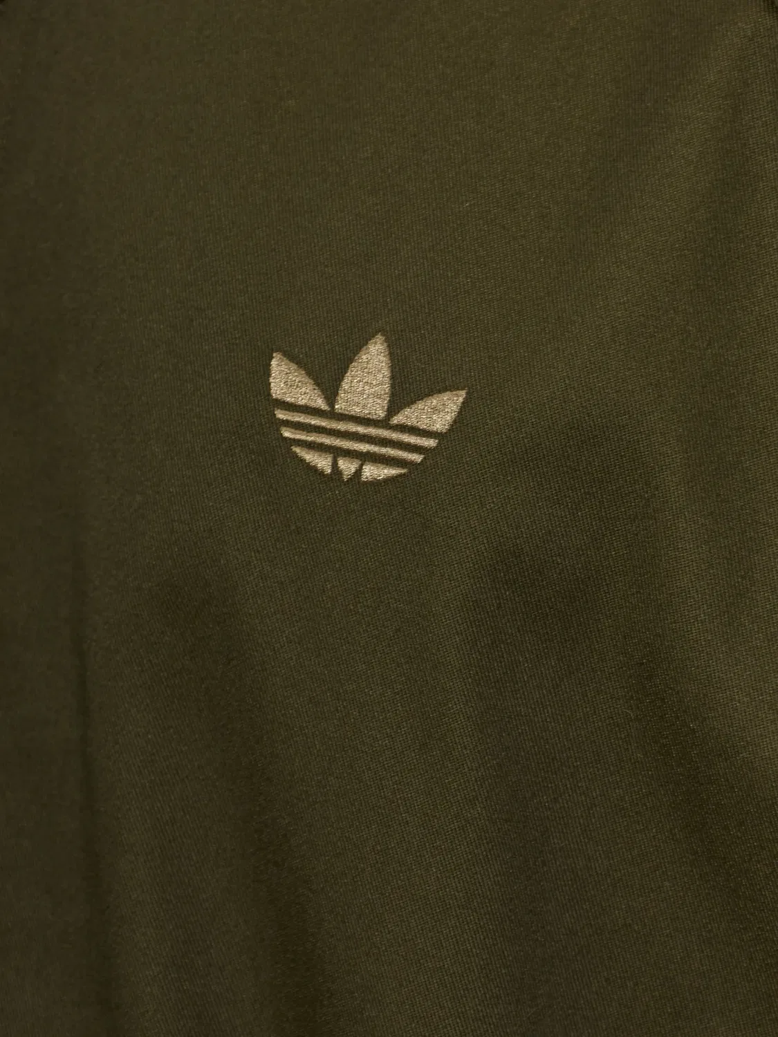 Куртка с лампасами и логотипом, зеленая Adidas, зеленый — фото 2