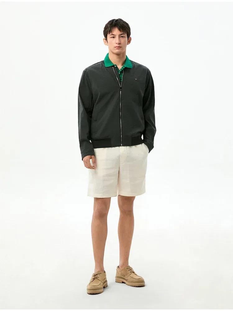 Куртка бомбер из нейлона Regular Fit TOMMY HILFIGER, Black — фото 2