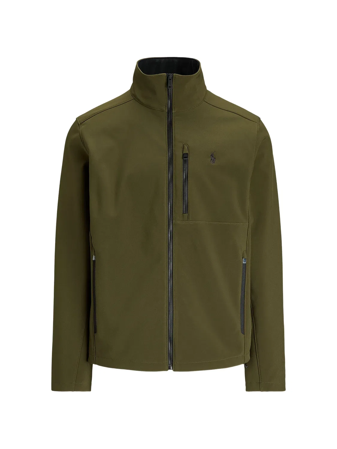 Куртка на молнии с логотипом зеленая Polo Ralph Lauren, зеленый