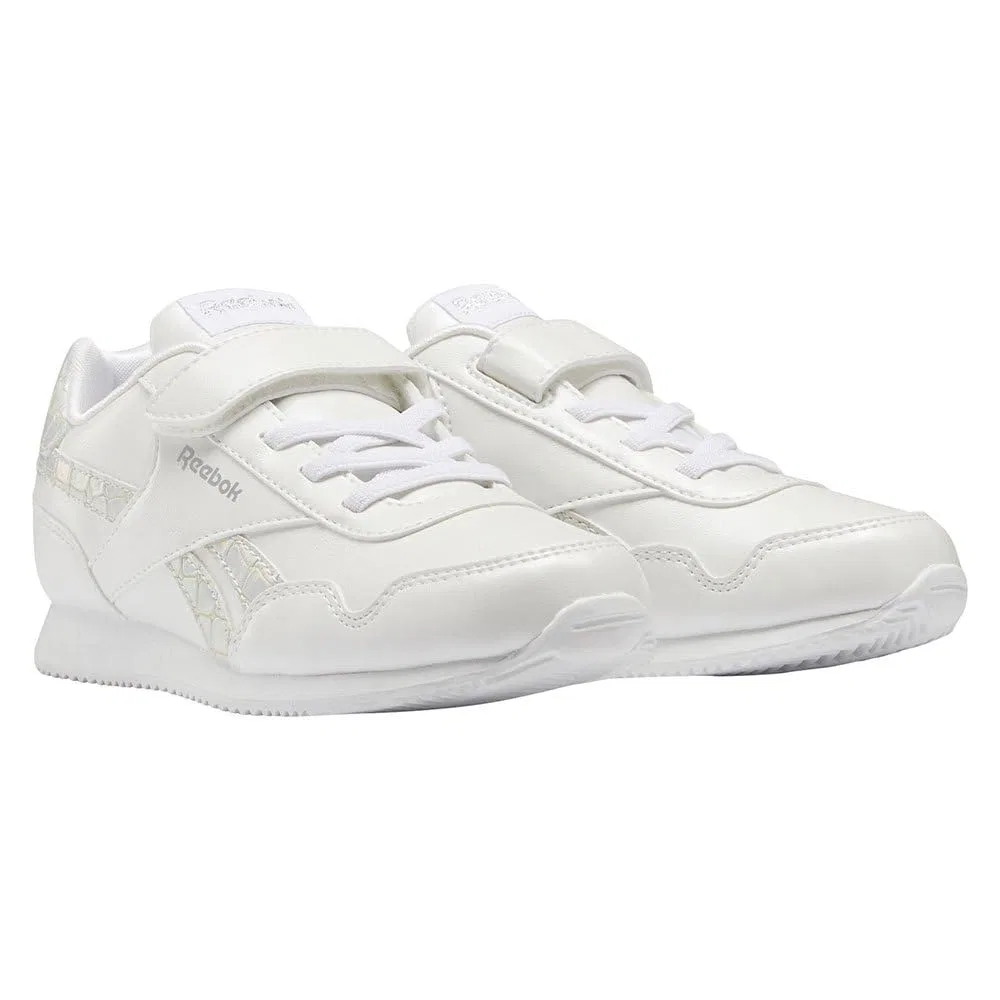 Детские кроссовки для девочек с блестками Royal Cljog 3.0 1v Reebok, Ftwr White — фото 4