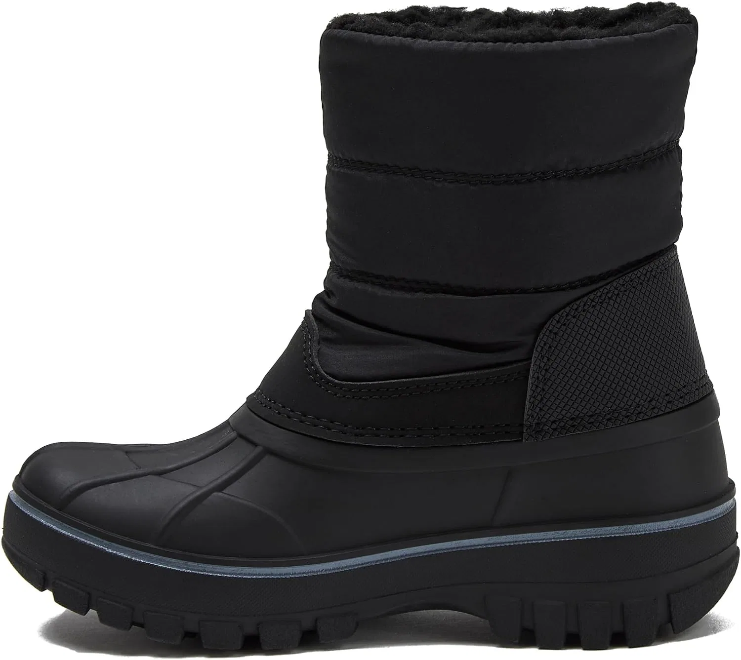 Детские зимние сапоги для девочек и мальчиков Flurry Waterproof Fleece Lands' End, Black — фото 4