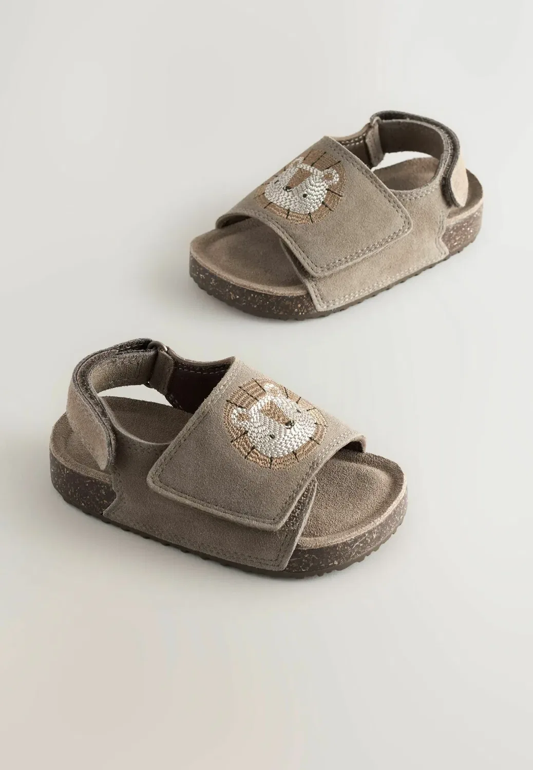 Стандартный крой - застежка-липучка - детская обувь Next, Neutral Lion — фото 2