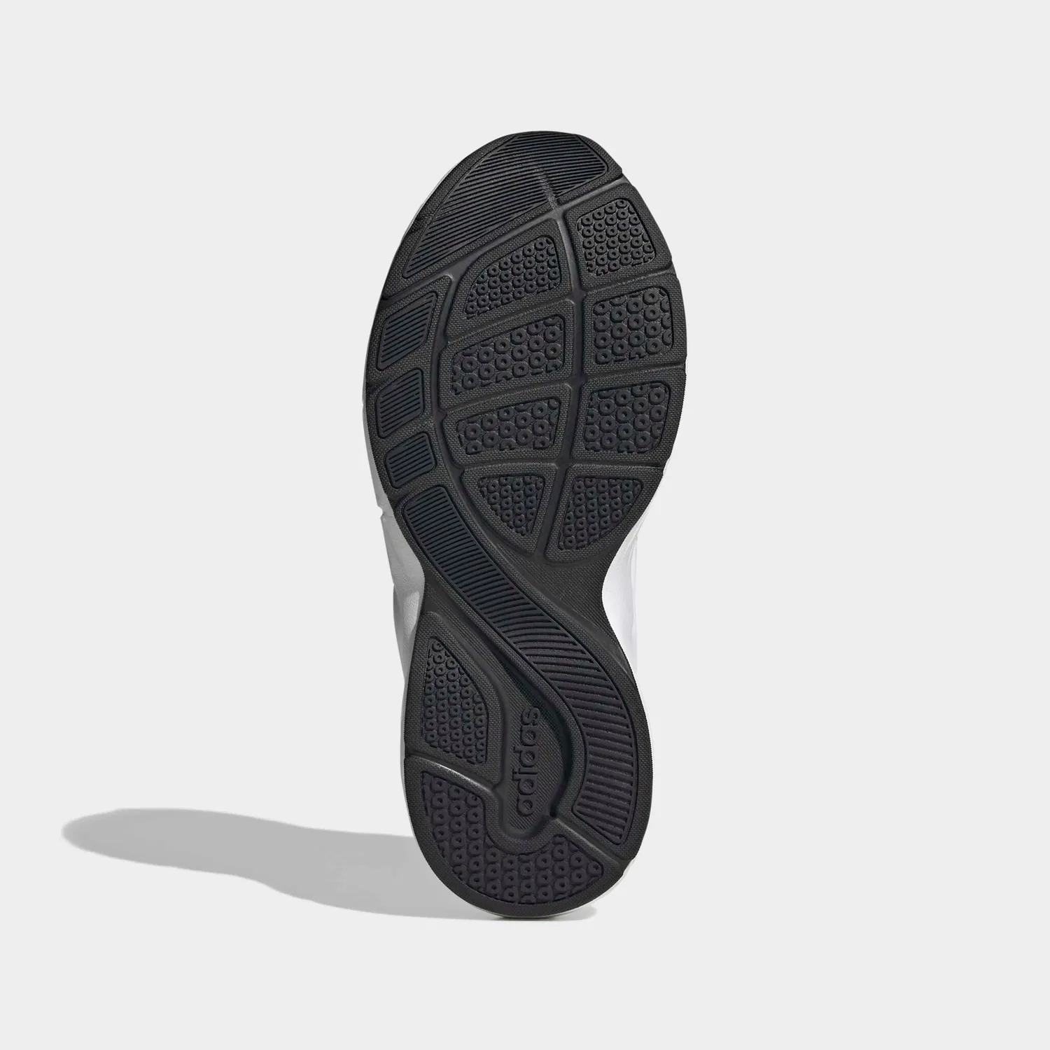 Детские кроссовки с Cloudfoam-амортизацией Adidas Sportswear, Cloud White/Silver Metallic/Shadow Navy — фото 4