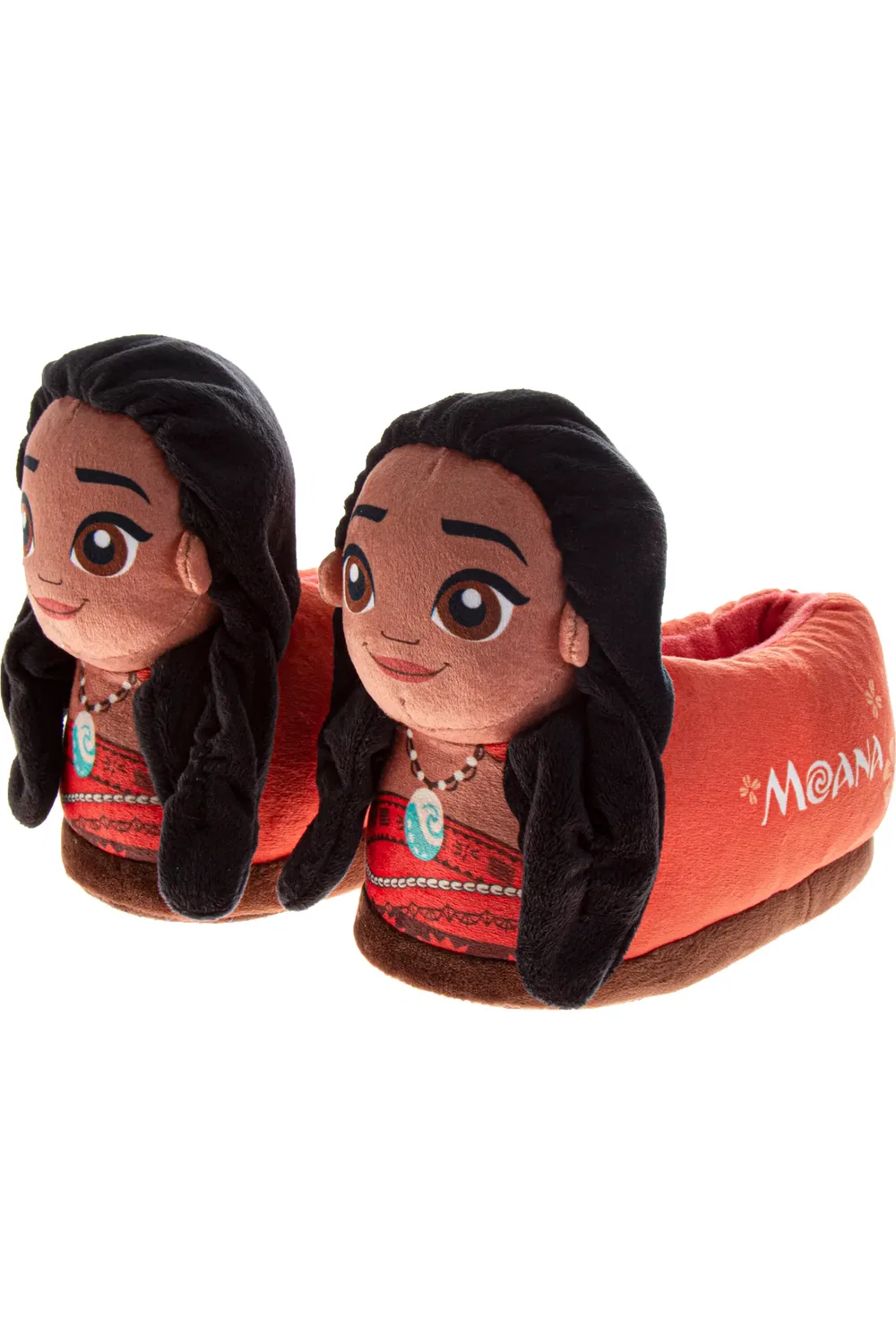 Тапочки детские slip-on с принтом Moana Disney, Orange Brown