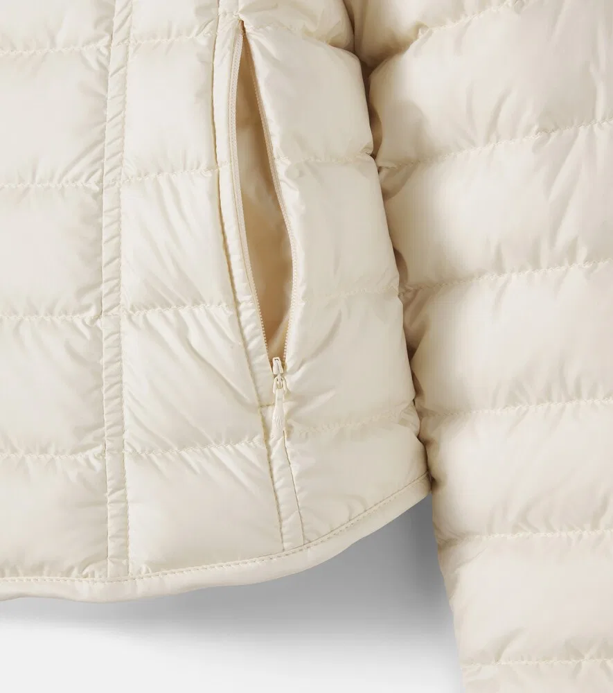 Пуховая куртка Kaia Moncler Enfant, белый — фото 4
