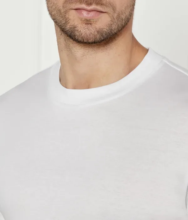 Футболка H-Tessler slim fit Boss, белый — фото 4