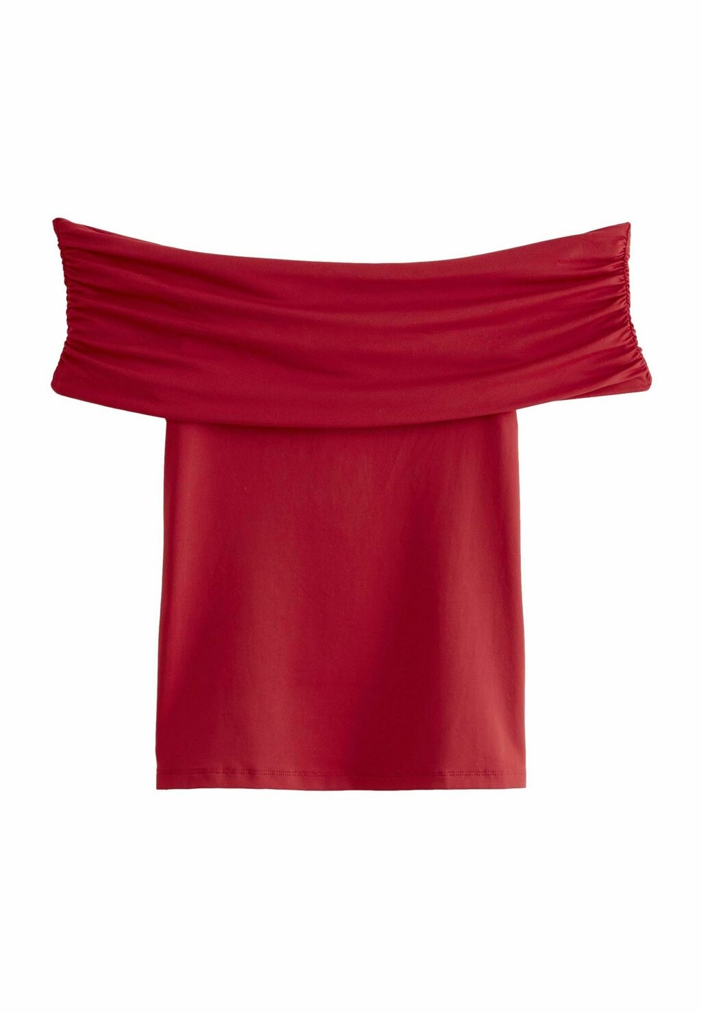 

Футболка с принтом SLINKY BARDOT RUCHED GATHERED Next, красный