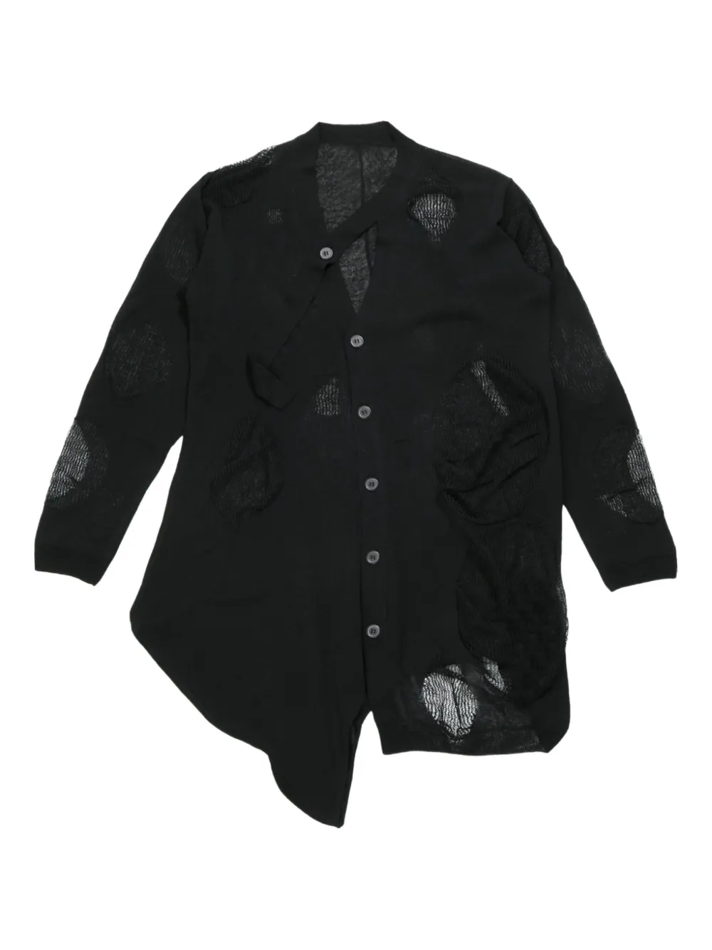 

Вязаный кардиган Yohji Yamamoto, черный
