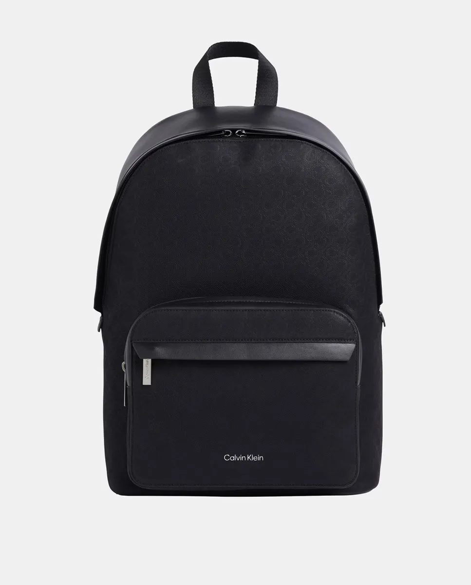 

Мужской рюкзак с принтом в виде монограммы Calvin Klein, чёрный