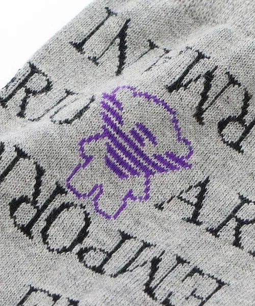 Носки EMPORIO ARMANI с принтом орла и медведя, миди, светло-серые — фото 2