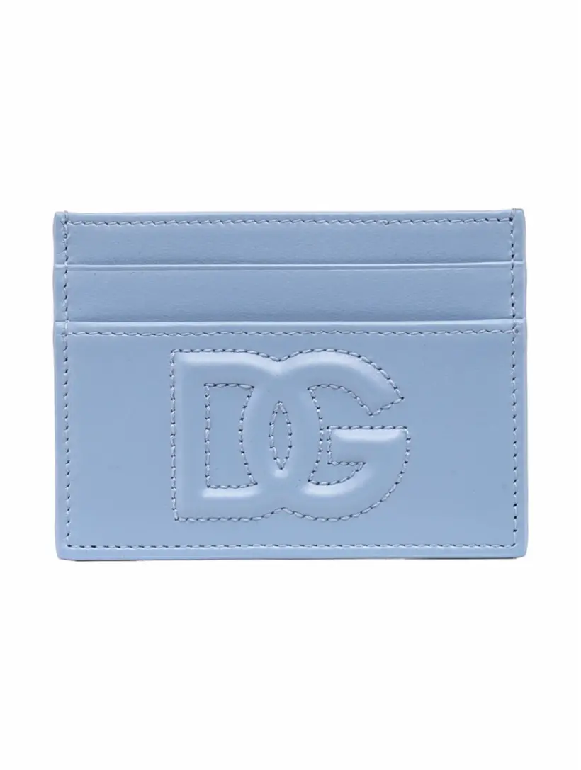 

Кожаная визитница DG Dolce&Gabbana, синий