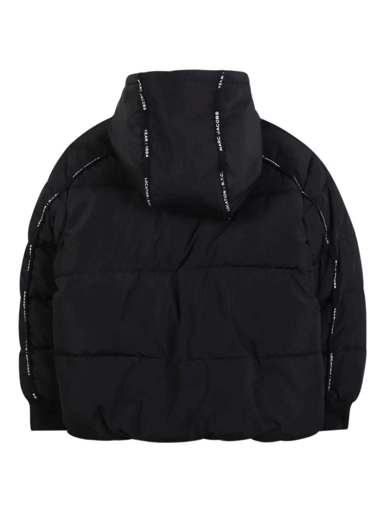 

Marc Jacobs Kids пуховик с капюшоном, черный