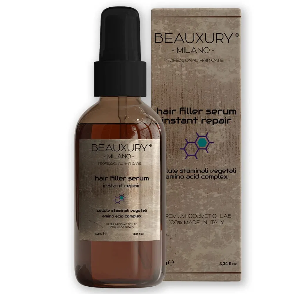 Сыворотка The Hair Filler с растительными стволовыми клетками Beauxury Milano