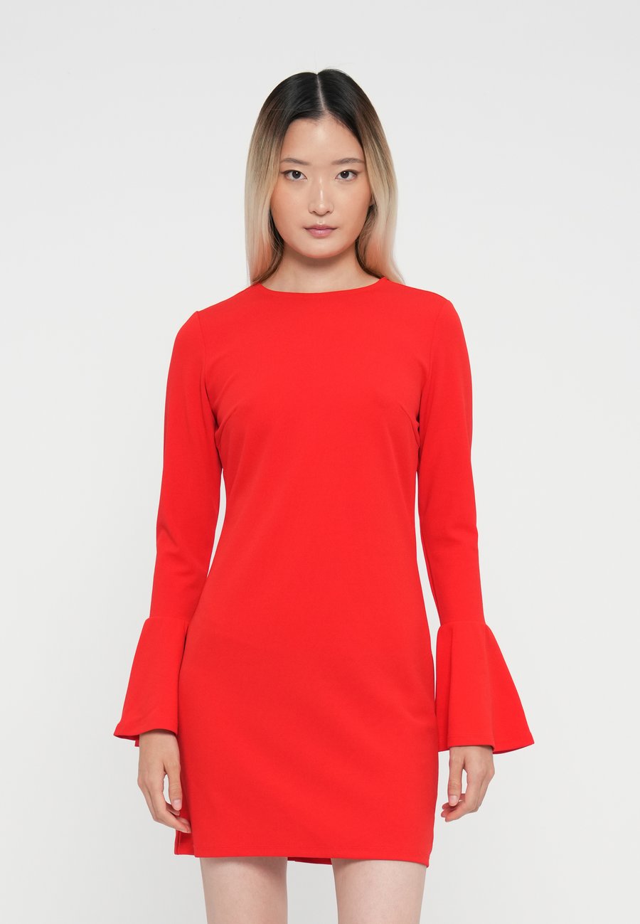 

Платье VILA VIHUXI O NECK SHORT DRESS, Racing Red/Red