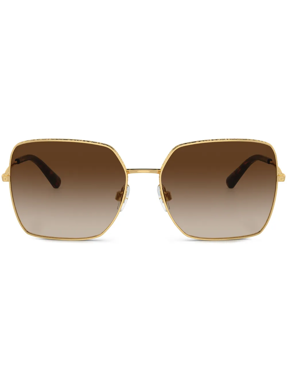 

Солнцезащитные очки с логотипом Dolce & Gabbana Eyewear, золотой