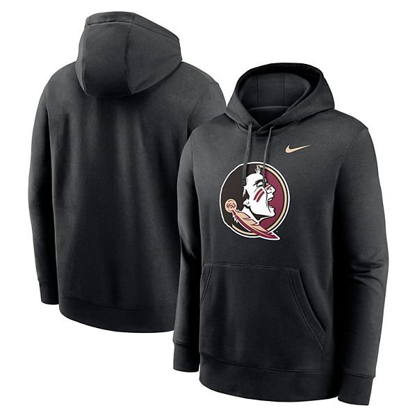 

Мужская черная толстовка с капюшоном Florida State Seminoles Primetime Evergreen Club Fleece Nike, Черный, Мужская черная толстовка с капюшоном Florida State Seminoles Primetime Evergreen Club Fleece Nike