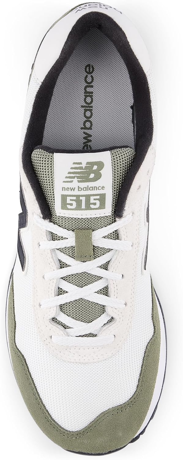 Мужские кроссовки New Balance 515 V3 Classic, White/Dark Olivine — фото 4
